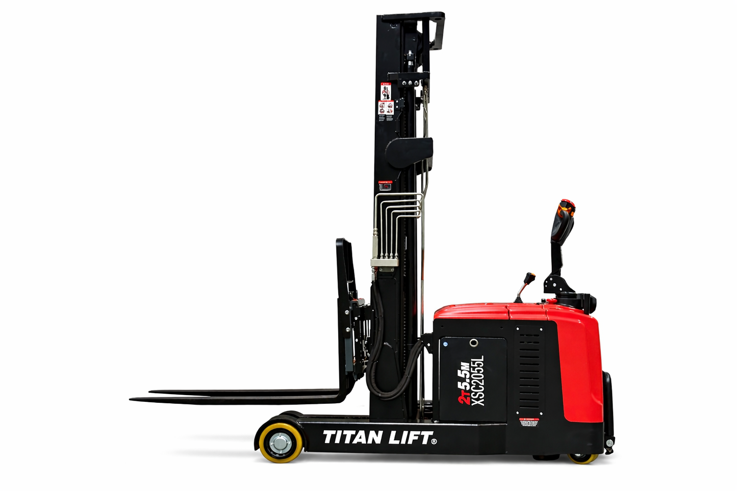 Apilador Contrabalanceado Titan Lift Reach XSC2055L – 2T – 5.5 m
