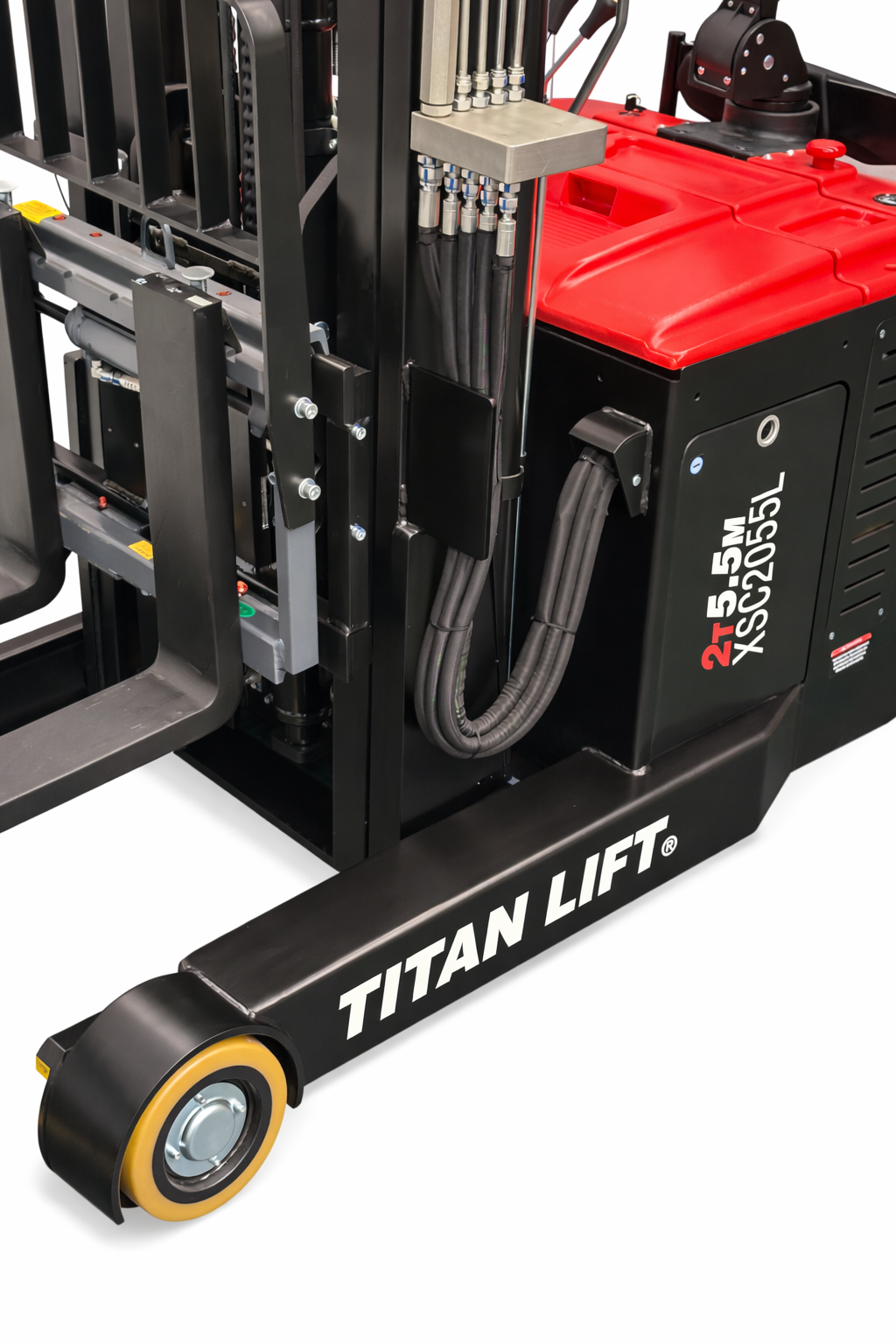 Apilador Contrabalanceado Titan Lift Reach XSC2055L – 2T – 5.5 m