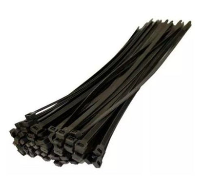Amarra plástica o amarra cables certificación UV, distintos tamaños (Paquete 100 Und)