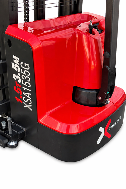 Apilador Eléctrico Titan Lift Base Ajustable XSA1535G – 1.5T – 3.5 m