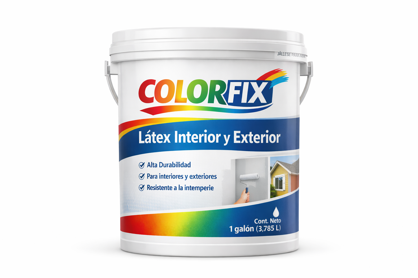 Látex interior/exterior Colorfix antihongos mate galón