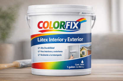 Látex interior/exterior Colorfix antihongos mate galón